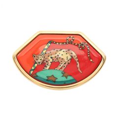 HERMES】エルメス エマイユ 七宝 ブローチ - メルカリ