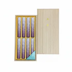 【贈答用 贈答先へ配送可能】薫寿堂　ルビー宝桐箱　桐箱8把入 【包装・のし無料（名入れ可）】御供・お盆・お彼岸・法要・喪中見舞い