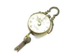 稼働品】OMEGA オメガ クリスタルボール 懐中時計 手巻き 裏スケルトン