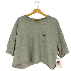 ナイキ NIKE ロゴ刺繍 オーバーサイズ クロップドTシャツ レディース  XXL