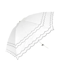 Kate spade ケイトスペード 晴雨兼用 折り畳み傘  オーロラ製/サマーシールド/ロゴ    ホワイト レディース / 240001190592のサムネイル