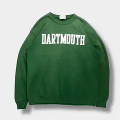 Lee 90s USA製 カレッジスウェット リー 古着 Dartmooth カレッジロゴ グリーン Lサイズ