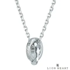 ライオンハート タテガミ ダブルリング ネックレス フラグメント サージカルステンレス316L シルバー 金属アレルギー対応 メンズ ブランド LION HEART