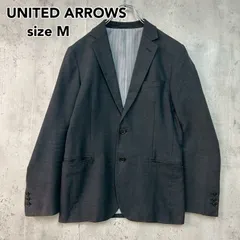 GREEN LABEL RELAXING グリーンレーベルリラクシング 2ボタン テーラードジャケット コットンジャケット チャコールグレー系 背抜き センターベント 3222-116-0182 ユナイテッドアローズ サイズM ★ ■◇