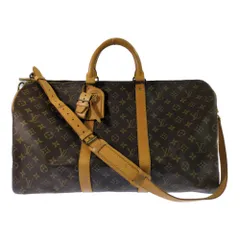 LOUIS VUITTON ルイヴィトン モノグラム キーポルバンドリエール 50 2WAY ボストンバッグ M41416 ブラウン 旅行【オールシーズン】【A】【メンズ・レディース】★■606784【中古】