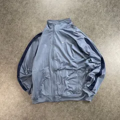 00s 2000's archive NIKE Track Jacket アーカイブ ナイキ トラックジャケット ジャージ スウォッシュ ロゴ刺繍 サイドライン バイカラー XXL ビッグサイズ