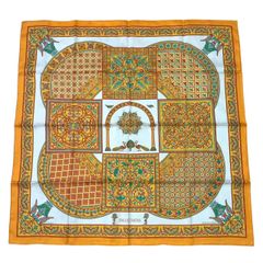 エルメス HERMES スカーフ カレ90 ビザンチンの空 - メルカリ