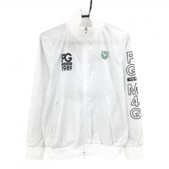 美品】パーリーゲイツ ジャケット 白×ライトグレー ニコちゃん総柄 一