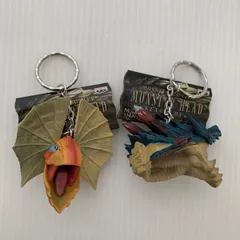 バンプレスト モンスターハンター モンハン モンスターヘッドキーホルダー 2個セット イャンクック ラギアクルス