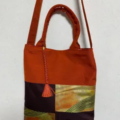 名古屋帯をリメイクした2WAYバッグ