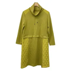 HIROKO BIS(ヒロコビス) ワンピース サイズ11 M レディース美品  - イエローグリーン 長袖/ロング