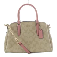 コーチ COACH ハンドバッグ ショルダーバッグ 2way シグネチャー PVC ベージュ F29434 /YO31 