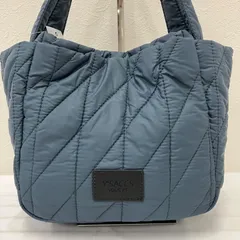 6　Y'SACCS vous et　イザックヴーエ　 ハンドバッグ　キルティング　ナイロン　 軽量　ブルーグリーン系　レディース