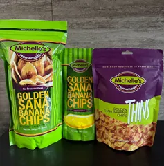 ★3つセット★ Michelle’s バナナチップスオリジナルとTHINS♡350g/200g/150g