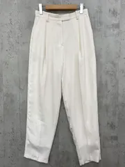 Whim Gazette ウィム ガゼット センタープレス トラウザー パンツ size38/アイボリー ■■ レディース