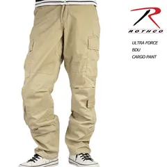 ROTHCO ロスコ ULTRA FORCE BDUカーゴパンツ カーキ 8ポケット ミリタリー 軍パン