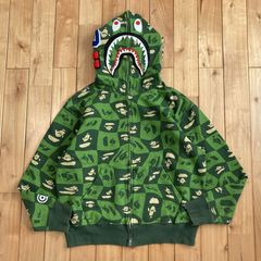 ☆レア☆BAPE FACE LOGO パーカーLサイズa bathing ape - メルカリ
