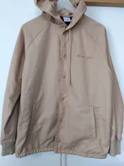 i9 チャンピオン　Champion　ベージュ　フード付きジャケット　パーカージャケット　Mサイズ
