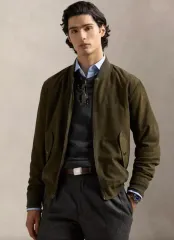 ポロラルフローレン 25FW スウェード フライト ジャケット