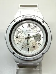 稼働品 CASIO Baby-G BGA-150FL-7AJF ホワイト 腕時計 フラワー フローラルダイヤル 花柄 カシオ ベビーG H7-12-19