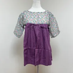 ハンドメイド　リバティ　トップス　小さめ