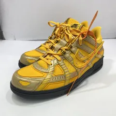 【中古】NIKE×Off-White AIR RUBBER DUNK UniversityGold 29cm CU6015-700 ナイキ[24]