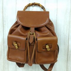 GUCCI ☆オールドバンブー リュック バックパック❣️希少クリーム