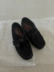 Clarks Wallabee ブラック ウィメンズ 250