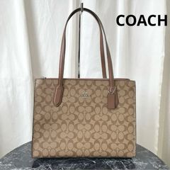 COACH】コーチ モリー トート 25 ハンドバッグ 2way ベージュ - メルカリ