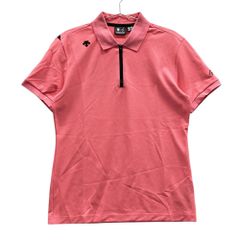 DESCENTE GOLF モックネックシャツ ピンク Sサイズ - メルカリ