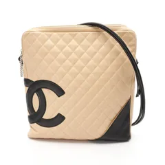 CHANEL シャネル カンボンライン ラージポシェット ショルダーバッグ