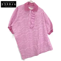 BASE MARK ベースマーク 25BS07 ﾋﾟﾝｸ Embroidery Polo S