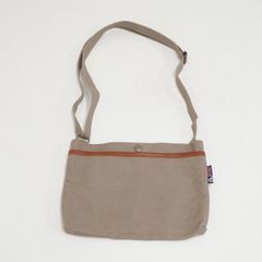 激レア ショルダーバッグ 帆布 工房HOSONO ホソノ カーキ グレージュ 激レア ショルダーバッグ 帆布 工房HOSONO ホソノ カーキ グレージュ