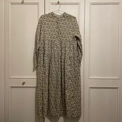 / CRAFT STANDARD BOUTIQUE クラフトスタンダードブティック　総柄　ワンピース　ロング　マキシ　お呼ばれ　デート　オフィスカジュアル　食事会　カーキ