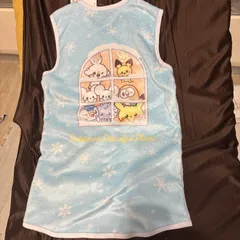 新品ポケモン　ポケピース　スリーパー　150cm ピカチュウ　水色ポッチャマ
