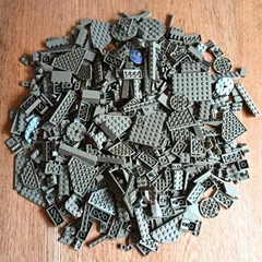 レゴ 正規品 中古 まとめ売り 約700g ダークタン 大量 レゴブロック【管理番号：3165】