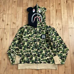 ★XL★ MEDICOM TOY ABC CAMO BE@R SHARK FULL ZIP HOODIE a bathing ape BAPE エイプ ベイプ シャーク パーカー アベイシングエイプ wz4