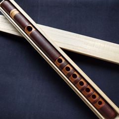 龍笛】新古管 煤竹 本漆 籐巻 弁柄色 桐箱付き／雅楽／神楽 - メルカリ