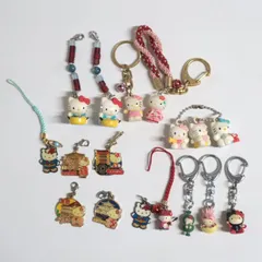 サンリオ ハローキティ ご当地キーホルダー ストラップ 15個まとめ売り 京都含む