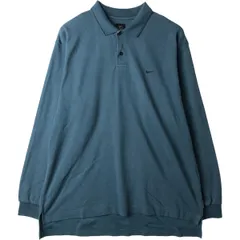 古着 ナイキ NIKE GOLF ゴルフ 長袖 ポロシャツ メンズXL相当/eaa617205