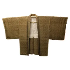 ☆【着物】　羽織　紬　黄土色　女性用　レディース