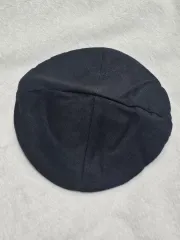 20cm人形服 帽子 黒 ベレー帽