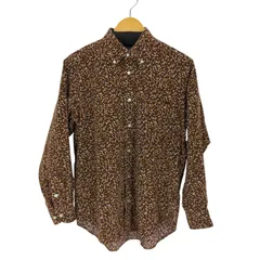 ユーズドフルギ USED古着 小花柄ボタンダウンコーデュロイシャツ メンズ import：M 