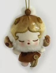 【中古】ぬいぐるみマスコット・ぬいぐるみバッジ SKULLPANDA Specialty Barista 「POP MART POP BEAN コーヒーファクトリーシリーズ ぬいぐるみペンダント」