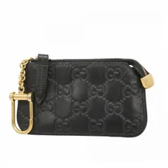 グッチ(Gucci) グッチ 財布・コインケース グッチシマ 447964 レザー ブラック メンズ レディース