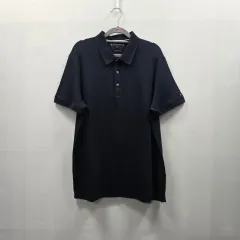0139 Tommy Hilfiger トミーヒルフィガー ポロTシャツ XL ネイビー / 高級 コットン 半袖 KARA（カラ）Tシャツ