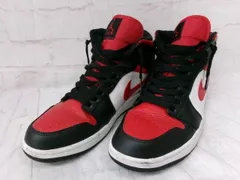 【中古】NIKE AIR JORDAN ﾅｲｷｴｱｼﾞｮｰﾀﾞﾝ ﾅｲｷｴｱｼﾞｮｰﾀﾞﾝ1ﾐｯﾄﾞ554724-079 ﾌﾞﾗｯｸ ﾚｯﾄﾞ 27.0cm 991899705