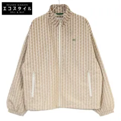 Lacoste ラコステ ﾍﾞｰｼﾞｭ BH5943 ﾊﾞｯｸﾌﾟﾘﾝﾄ ﾓﾉｸﾞﾗﾑ ﾄﾗｯｸｼﾞｬｹｯﾄ L