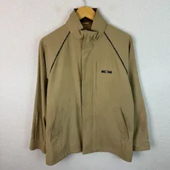 PLAYBOY COLLECTION プレイボーイコレクション ブルゾン　フルジップ ジャケット アースカラー ベージュ Mサイズ メンズ 古着 レトロ アメカジのサムネイル
