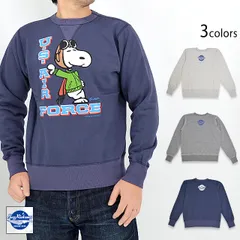 BUZZ×PEANUTS セットインクルーネックスウェット「US AIR FORCE」◆BUZZ RICKSONS